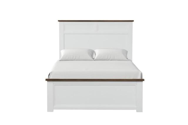 Pinetop Twin & Full Bed White & Blue - Carl's Furniture (Garden City, KS)