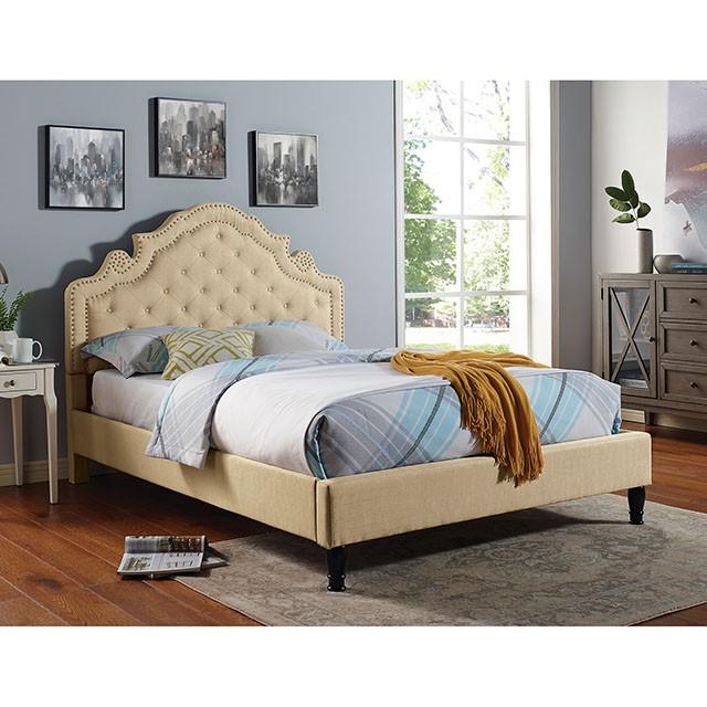 Aubree Cal.King & E.King Bed - Carl's Furniture (Garden City, KS)