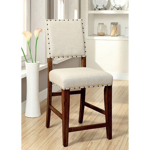 SANIA Rustic Oak Counter Ht. Chair (2/CTN) - Carl's Furniture (Garden City, KS)