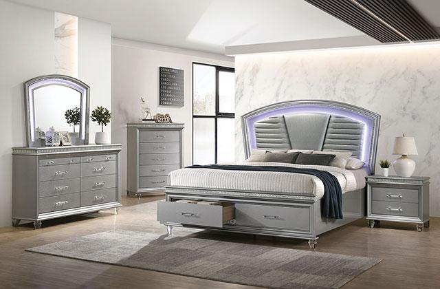 MADDIE Mirror, Silver - Carl's Furniture (Garden City, KS)