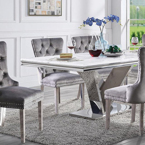 Valdevers 7 Pc Dining Table Set - Carl's Furniture (Garden City, KS)