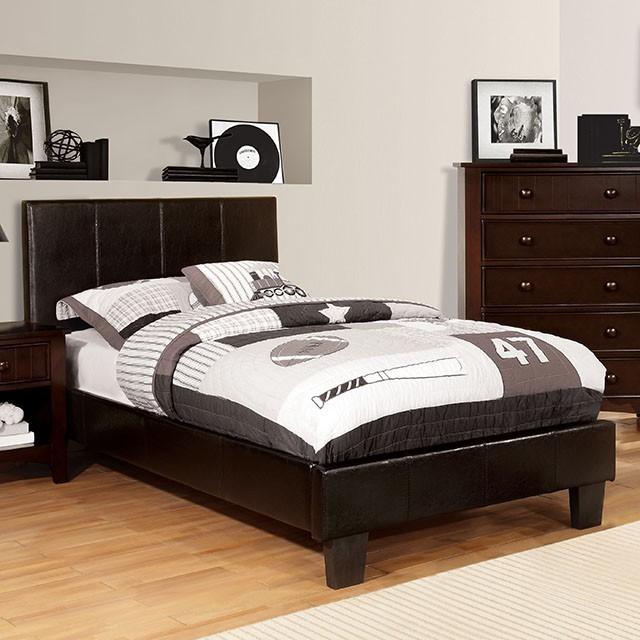 Winn Park Cal.King, E.King, Twin, & Full Bed Chrome, Gray, Brown, & Chrome - Carl's Furniture (Garden City, KS)