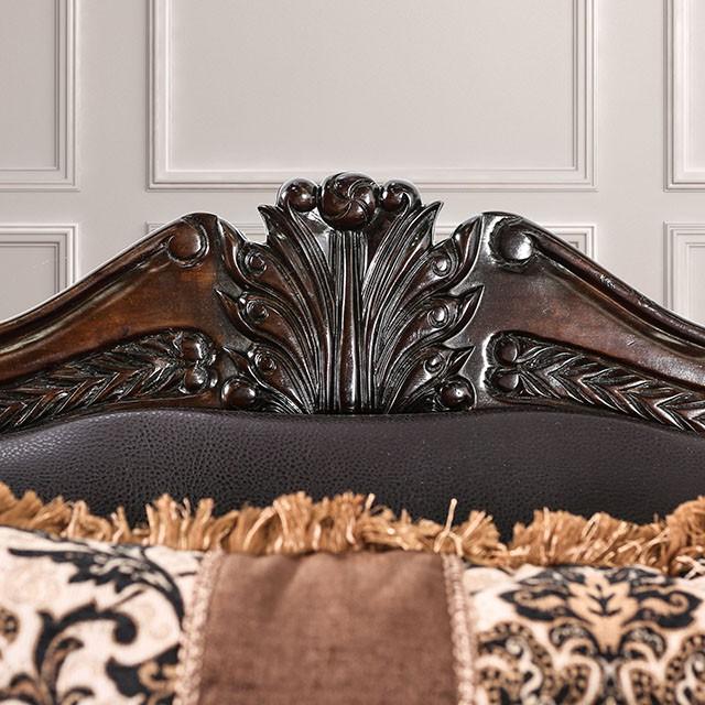 JAMAEL Brown/Espresso Sofa - Carl's Furniture (Garden City, KS)