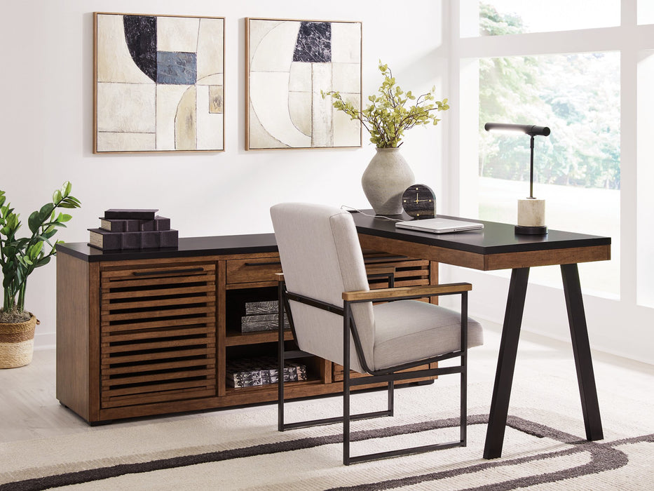 Kallari Credenza with Desk Return - Carl's Furniture (Garden City, KS)
