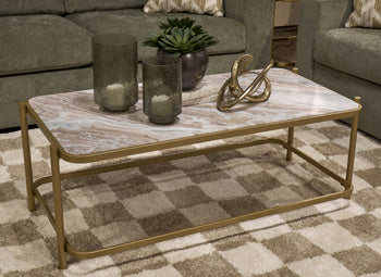 Manor Stone Coffee Table - Carl's Furniture (Garden City, KS)
