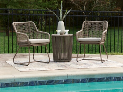 Majors Beach Outdoor Table and 2 Chairs - Carl's Furniture (Garden City, KS)