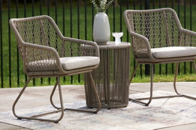 Majors Beach Outdoor Table and 2 Chairs - Carl's Furniture (Garden City, KS)