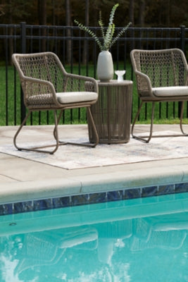 Majors Beach Outdoor Table and 2 Chairs - Carl's Furniture (Garden City, KS)