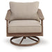 Harmony Headlands Outdoor Swivel Lounge with Cushion - Carl's Furniture (Garden City, KS)