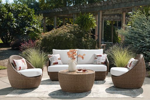 Double Point Outdoor Seating Set - Carl's Furniture (Garden City, KS)