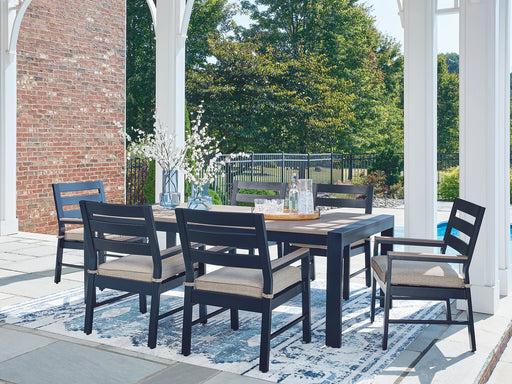 East Beach Outdoor Dining Set - Carl's Furniture (Garden City, KS)