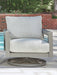 Hurley Park Outdoor Swivel Chair with Cushion - Carl's Furniture (Garden City, KS)