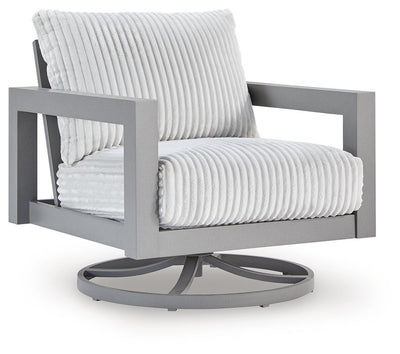 Hurley Park Outdoor Swivel Chair with Cushion - Carl's Furniture (Garden City, KS)