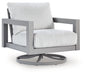 Hurley Park Outdoor Swivel Chair with Cushion - Carl's Furniture (Garden City, KS)
