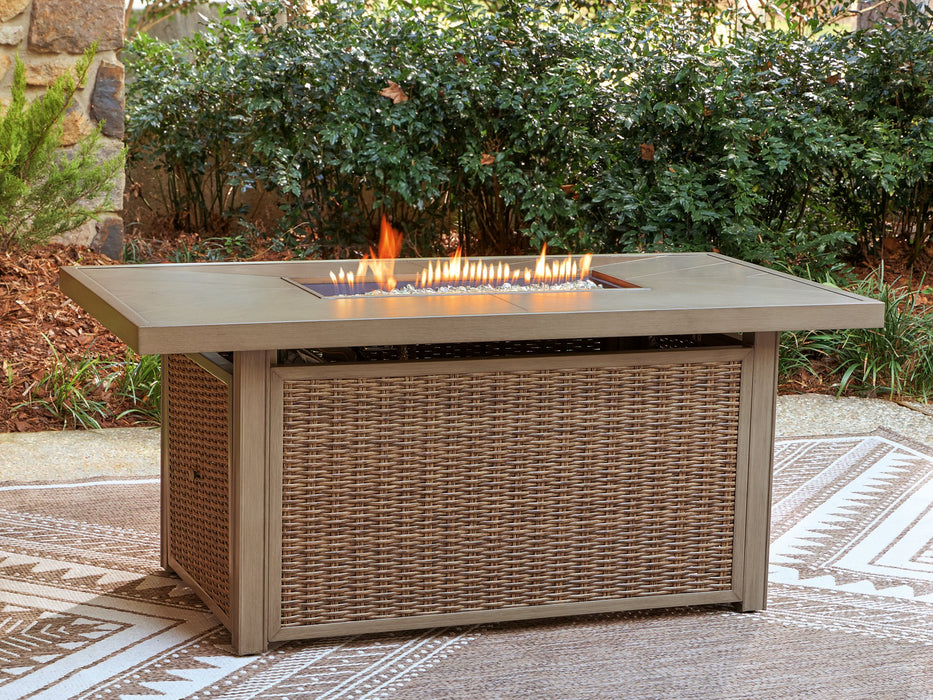 Laguna Heights Outdoor Fire Pit Table - Carl's Furniture (Garden City, KS)