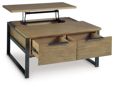 Montia Lift-Top Coffee Table - Carl's Furniture (Garden City, KS)