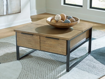 Montia Lift-Top Coffee Table - Carl's Furniture (Garden City, KS)