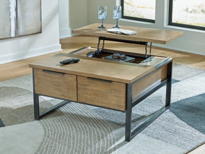 Montia Lift-Top Coffee Table - Carl's Furniture (Garden City, KS)