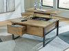 Montia Lift-Top Coffee Table - Carl's Furniture (Garden City, KS)