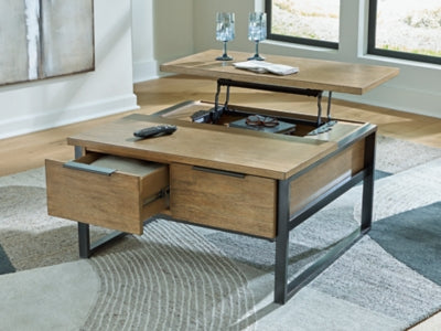 Montia Lift-Top Coffee Table - Carl's Furniture (Garden City, KS)