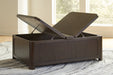 Breckington Coffee Table With Storage - Carl's Furniture (Garden City, KS)