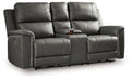 Bleckley Power Reclining Loveseat with Console - Carl's Furniture (Garden City, KS)