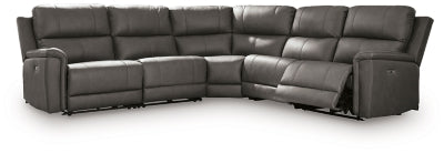 Bleckley Power Reclining Sectional - Carl's Furniture (Garden City, KS)