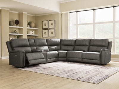 Bleckley Power Reclining Sectional - Carl's Furniture (Garden City, KS)