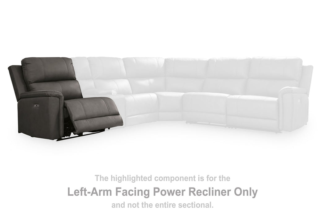 Bleckley Power Reclining Sectional - Carl's Furniture (Garden City, KS)