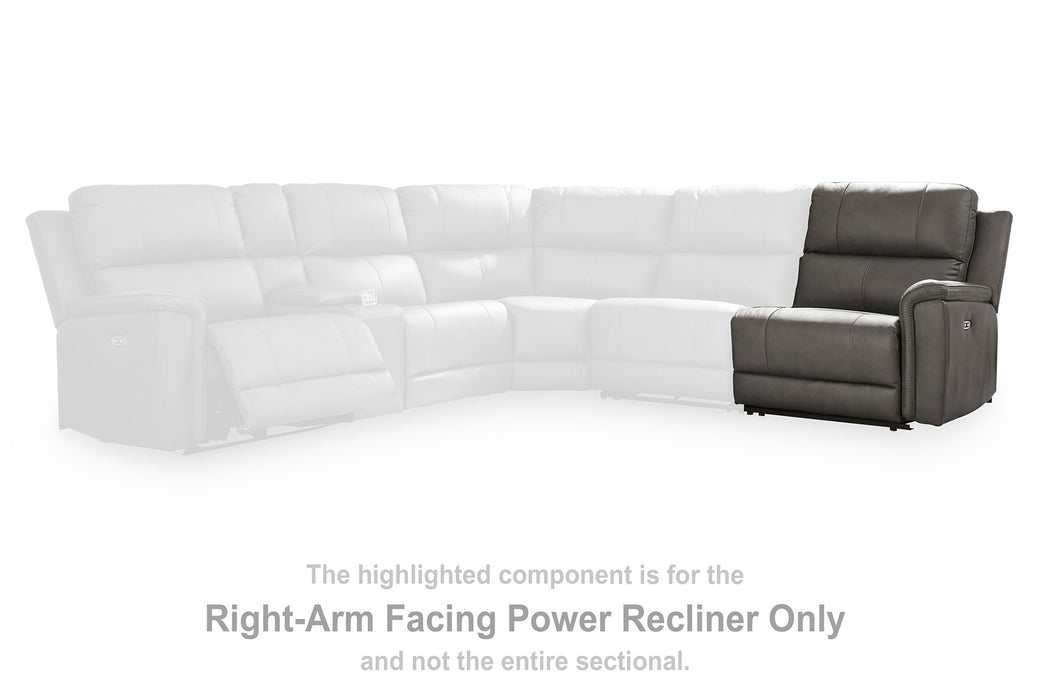 Bleckley Power Reclining Sectional - Carl's Furniture (Garden City, KS)