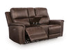 Bleckley Power Reclining Loveseat with Console - Carl's Furniture (Garden City, KS)