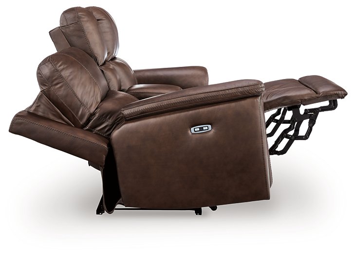 Bleckley Power Reclining Loveseat with Console - Carl's Furniture (Garden City, KS)