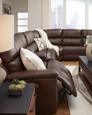 Bleckley Power Reclining Sectional - Carl's Furniture (Garden City, KS)