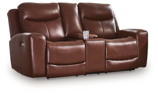 Next Move Power Reclining Loveseat with Console - Carl's Furniture (Garden City, KS)