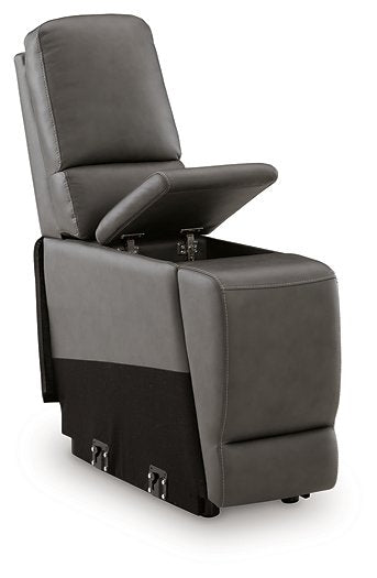 5Z - Pittson Power Reclining Sectional - Carl's Furniture (Garden City, KS)