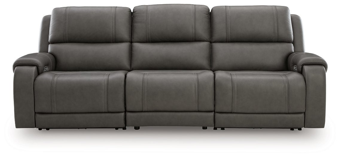 5Z - Pittson Power Sectional Reclining Sofa - Carl's Furniture (Garden City, KS)