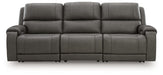 5Z - Pittson Power Sectional Reclining Sofa - Carl's Furniture (Garden City, KS)
