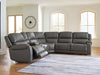 5Z - Pittson Power Reclining Sectional - Carl's Furniture (Garden City, KS)
