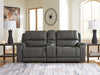 5Z - Pittson Power Reclining Sectional Loveseat with Console - Carl's Furniture (Garden City, KS)