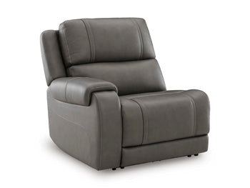 5Z - Pittson Power Reclining Sectional Loveseat - Carl's Furniture (Garden City, KS)