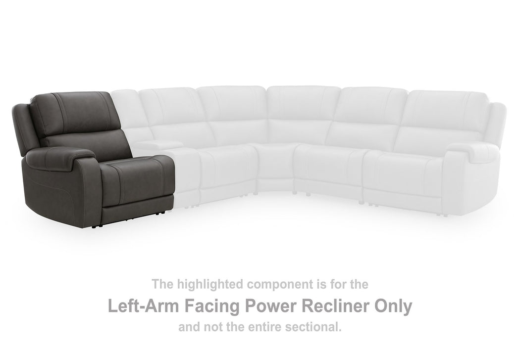 5Z - Pittson Power Reclining Sectional - Carl's Furniture (Garden City, KS)