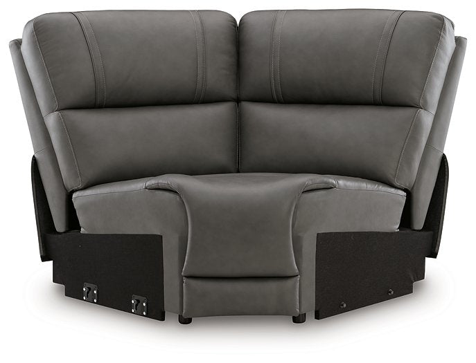 5Z - Pittson Power Reclining Sectional - Carl's Furniture (Garden City, KS)