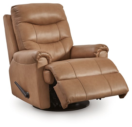Flynwood Swivel Glider Recliner - Carl's Furniture (Garden City, KS)