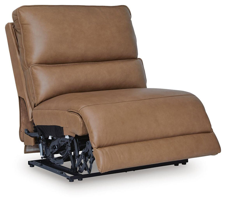 DeepWakes Reclining Sectional with Storage Console - Carl's Furniture (Garden City, KS)