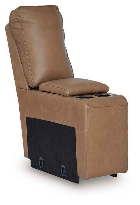 DeepWakes Reclining Sectional with Storage Console - Carl's Furniture (Garden City, KS)