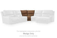 DeepWakes Reclining Sectional with Storage Console - Carl's Furniture (Garden City, KS)