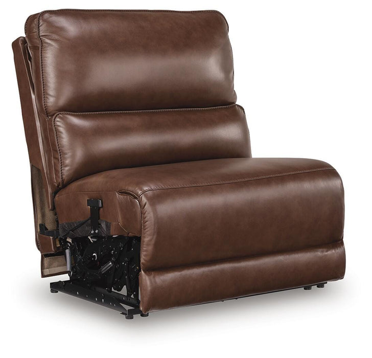 DeepWakes Reclining Sectional with Storage Console - Carl's Furniture (Garden City, KS)