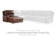 DeepWakes Power Reclining Sectional with Chaise - Carl's Furniture (Garden City, KS)