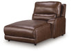 DeepWakes Power Reclining Sectional with Chaise - Carl's Furniture (Garden City, KS)