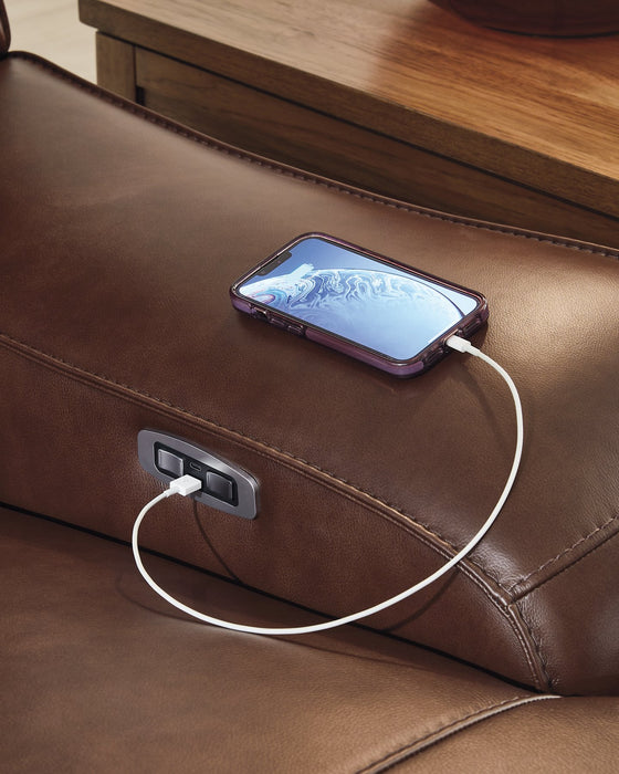 DeepWakes Power Reclining Sectional with Chaise - Carl's Furniture (Garden City, KS)